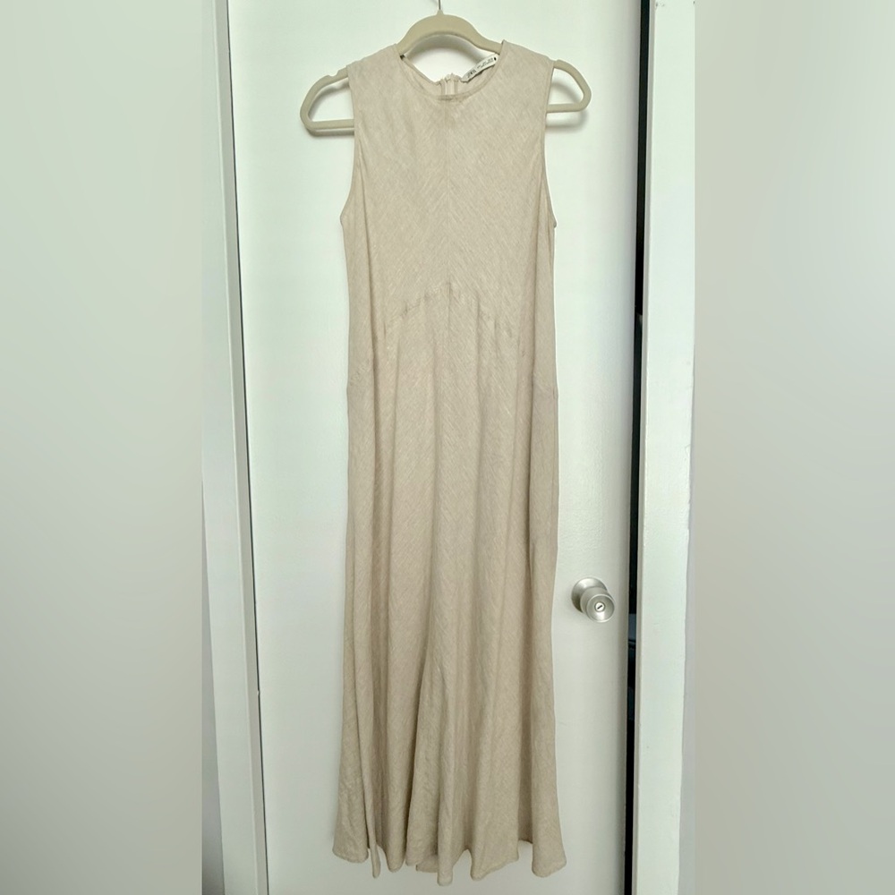 Zara Cream Maxi Dress